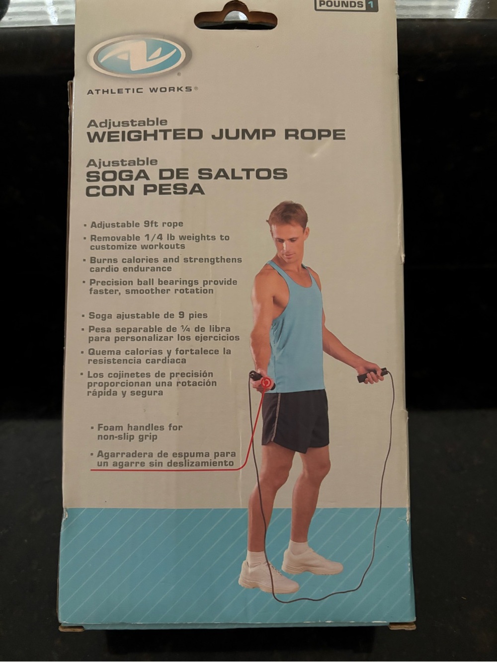 Adjustable Weighted Jump Rope - Picture 2 of 2